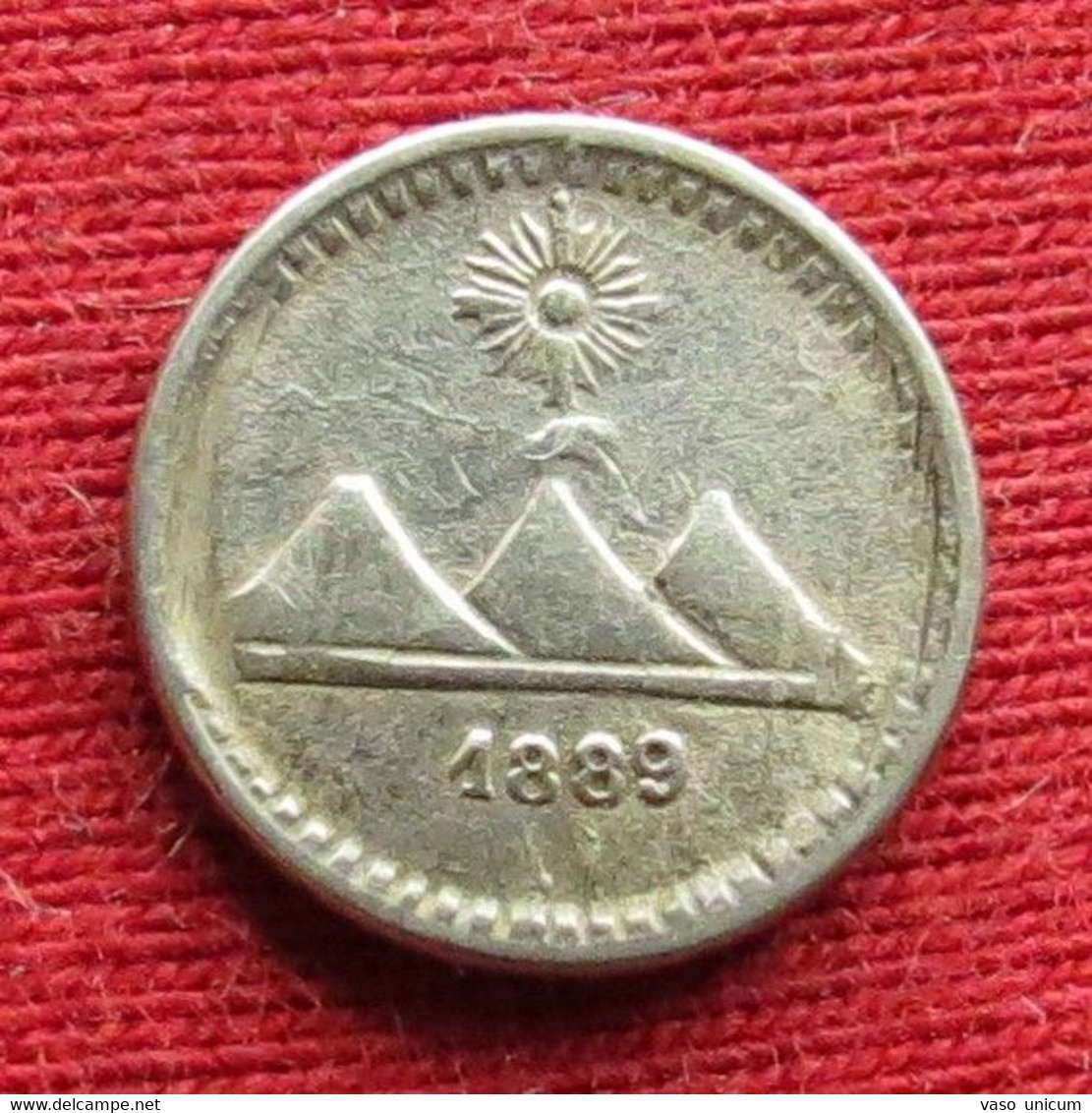 Guatemala 1/4 Real 1889 - Guatemala