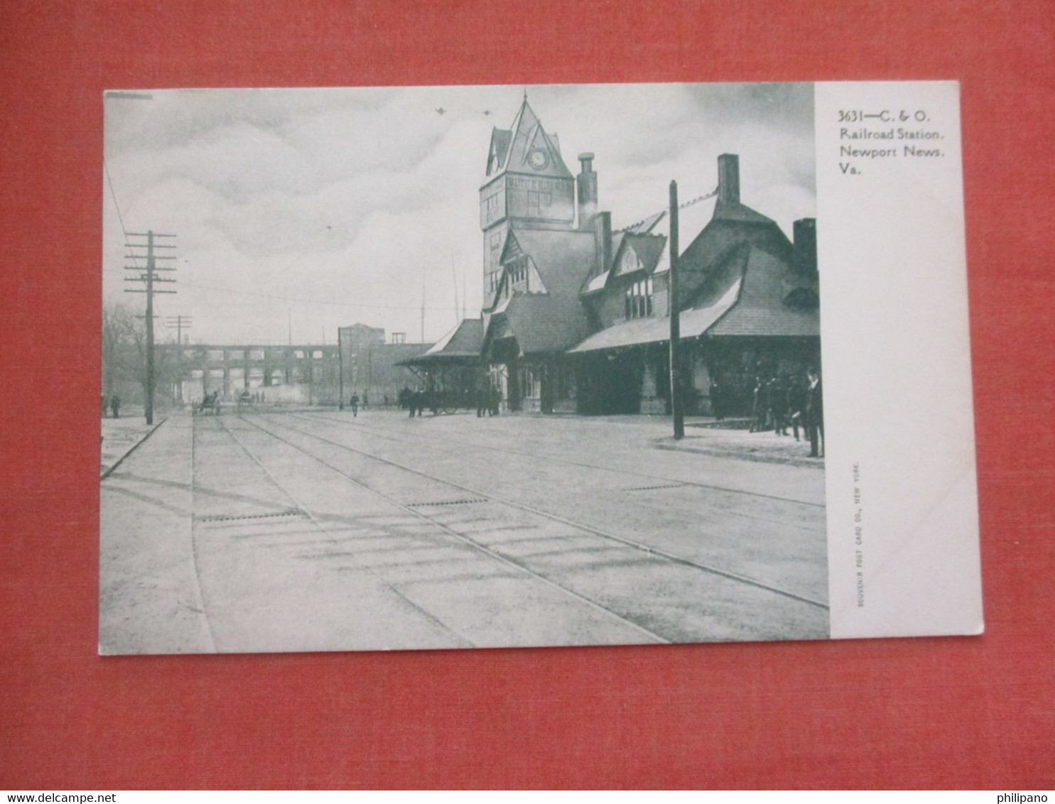 C & O  R.R. Train Station Virginia > Newport News  >   ref  4864 - Newport News