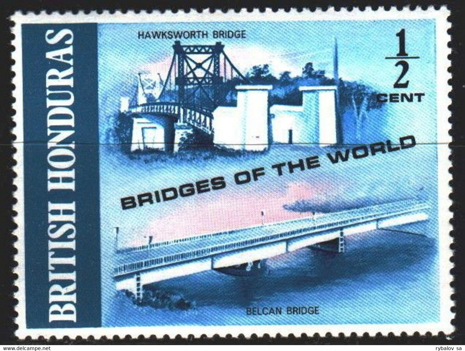 Belize. 1971. 273 From The Series. Bridge. MNH. - Belice (1973-...)