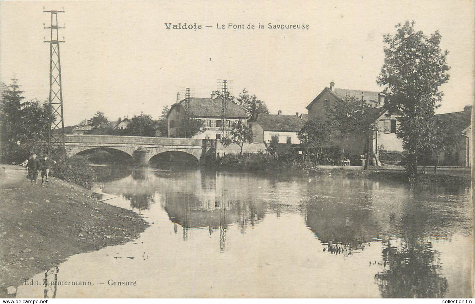 CPA FRANCE 90 " Valdoie, Le Pont De La Savoureuse". - Valdoie