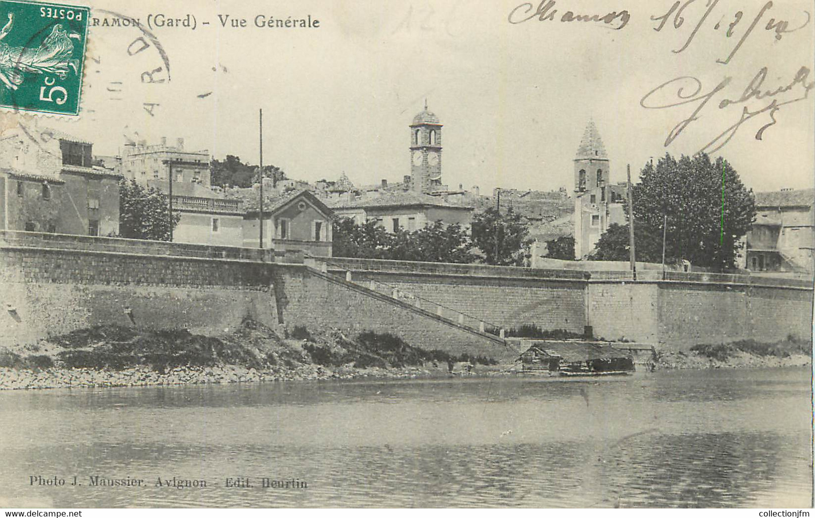 CPA FRANCE 30 " Aramon, Vue Générale". - Aramon