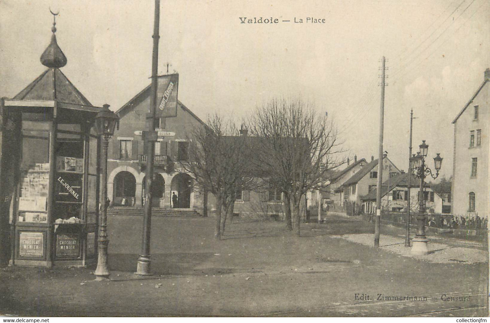 CPA FRANCE 90 " Valdoie, La Place". - Valdoie