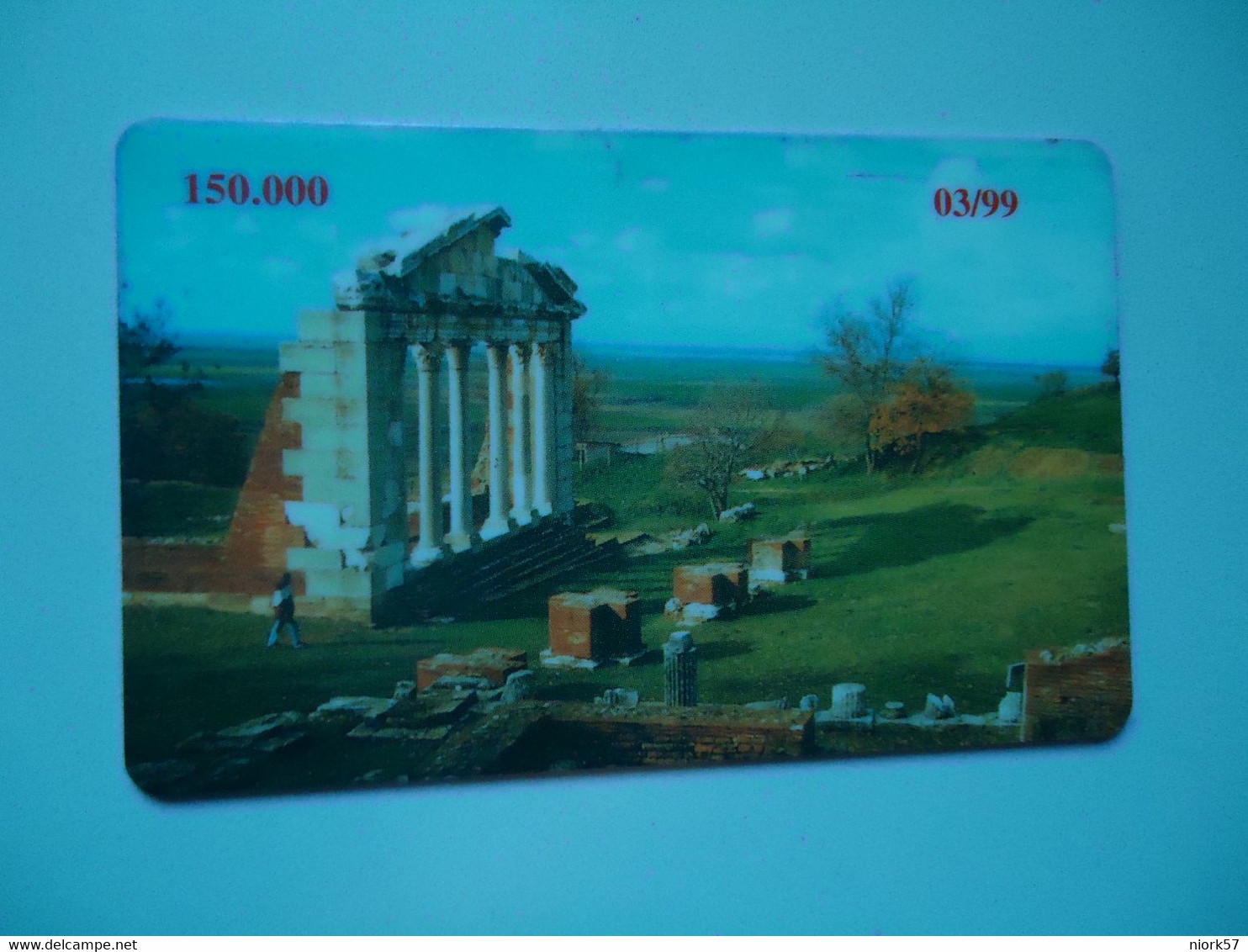 ALBANIA   USED   PHONECARDS  LANDSCAPES - Albania