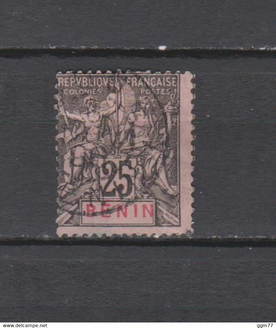 N° 27 TIMBRE BENIN OBLITERE   DE 1893       Cote : 36 € - Usati