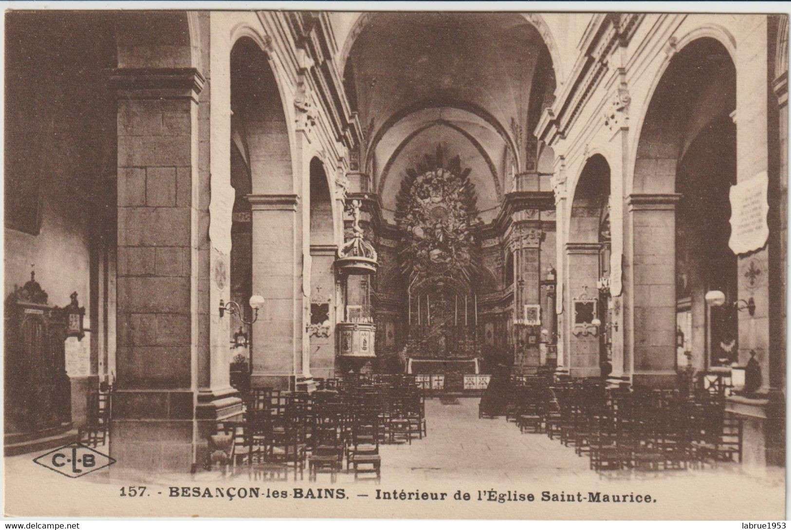 Besançon-les-Bains - Intérieur De L'Eglise Saint-Maurice - ( E.4163) - Besancon