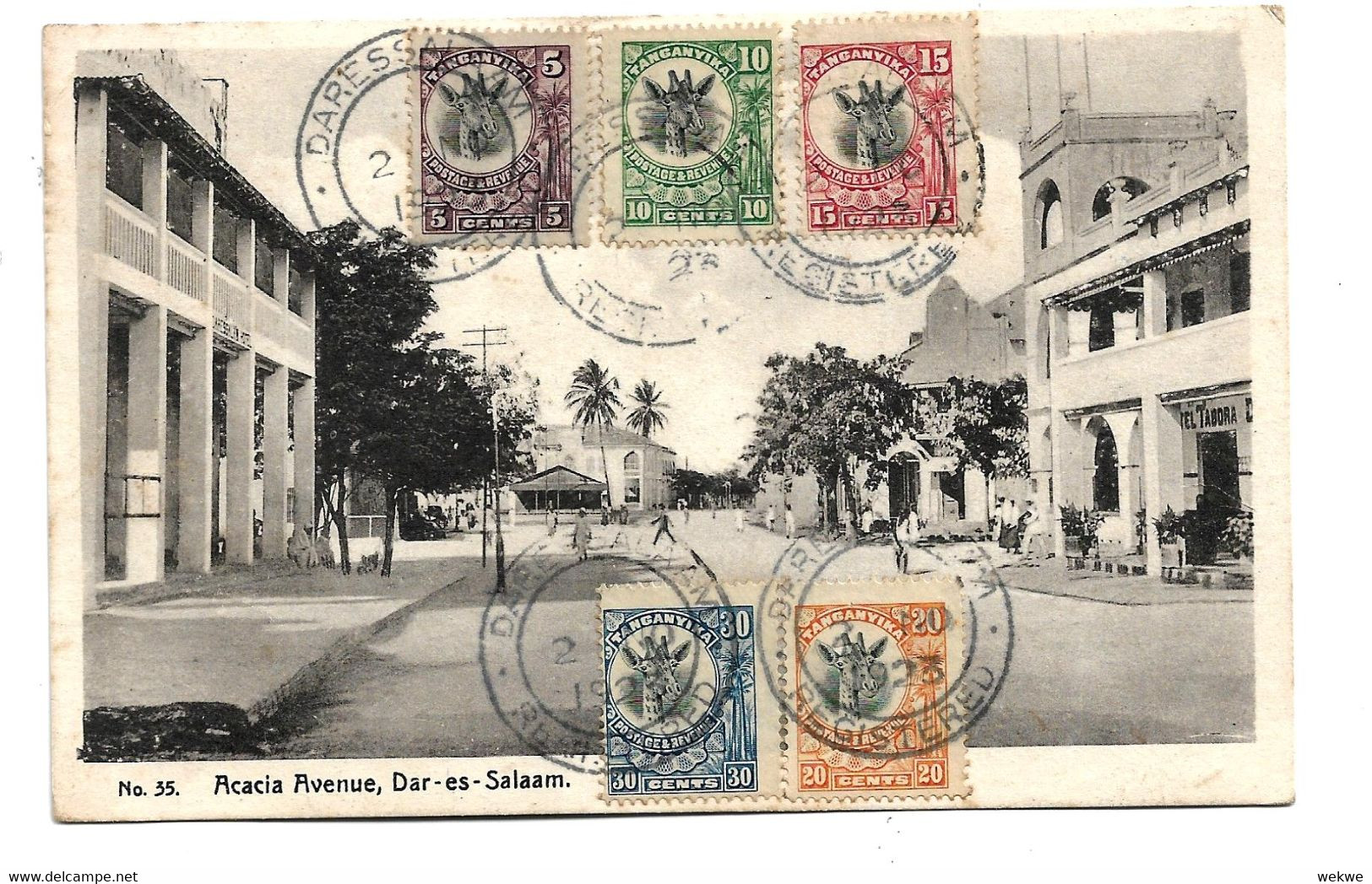 Tan011 / TANGANYIKA - Ehemaliges Deutsch-Ostafrika Unter Britischem Mandat. Dar-Es Salam - Tanganyika (...-1932)