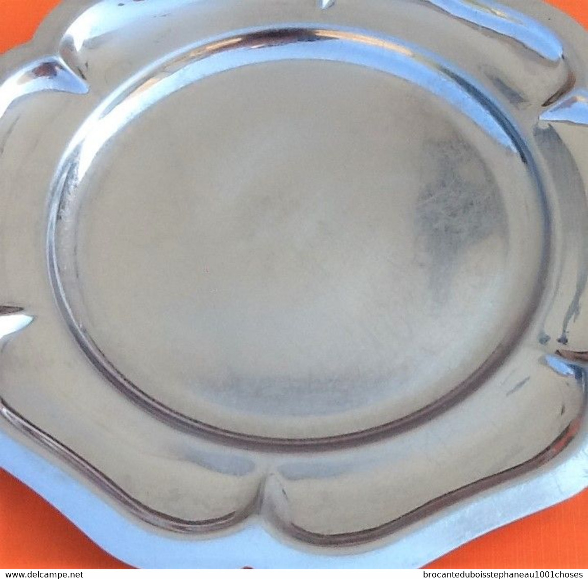 Années 1970 Plat De Service Service Polylobe  Inox - Schalen Und Tabletts