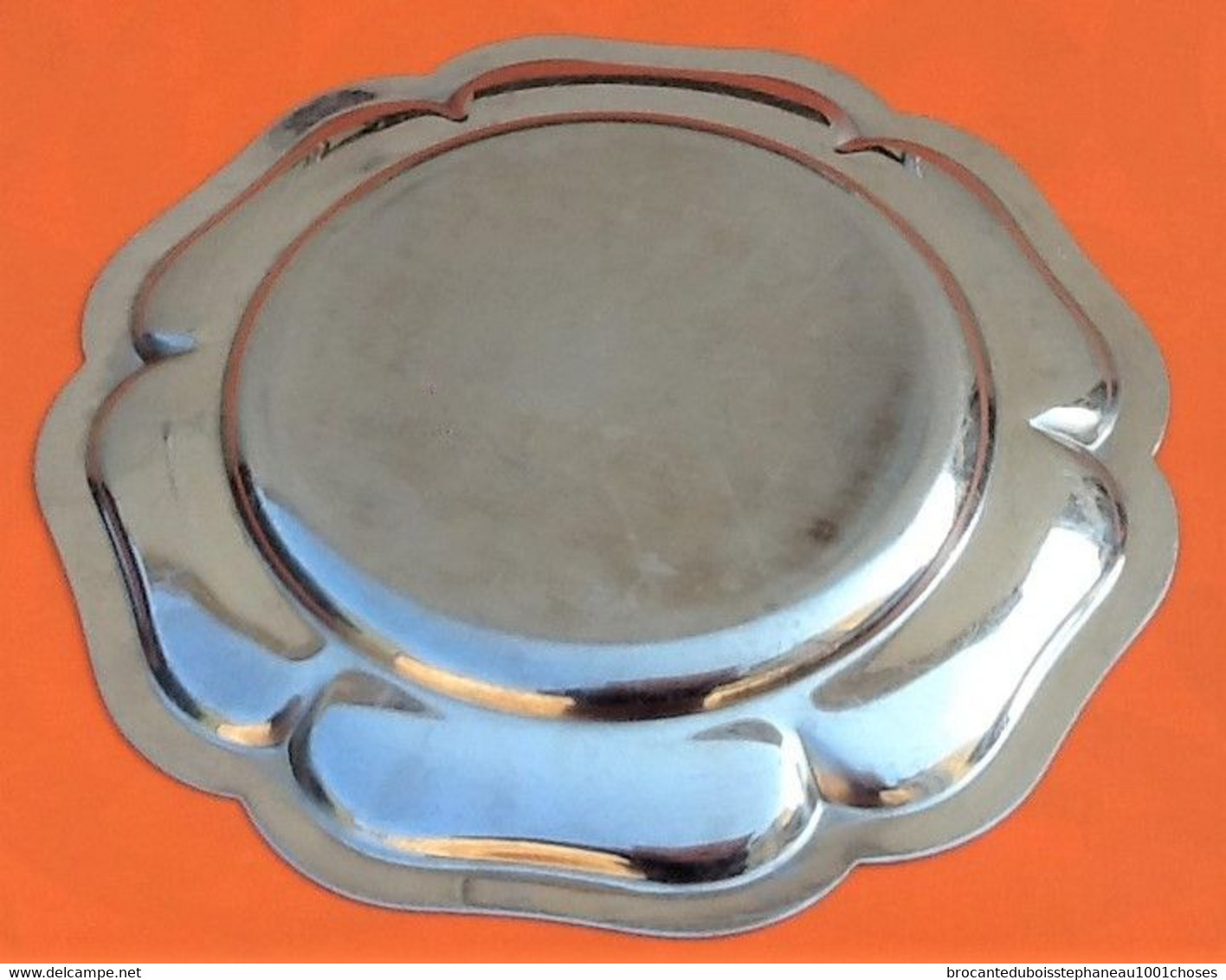 Années 1970 Plat De Service Service Polylobe  Inox - Schalen Und Tabletts