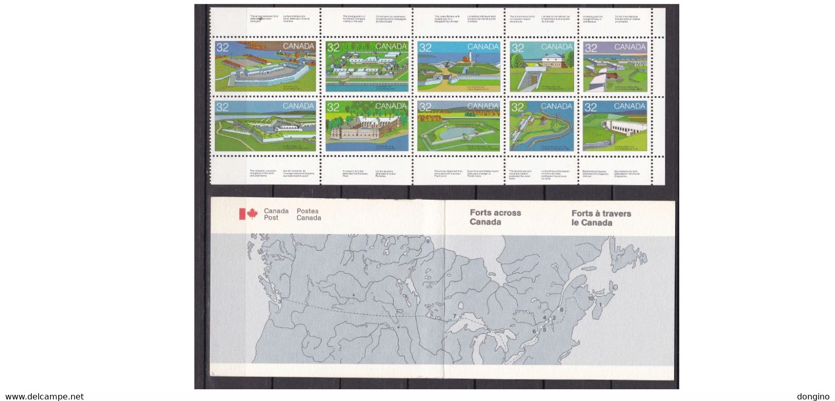 A062. Canada / 1983 / Faros / Phares / Lighthouses / Forts Across Canada - Lighthouses