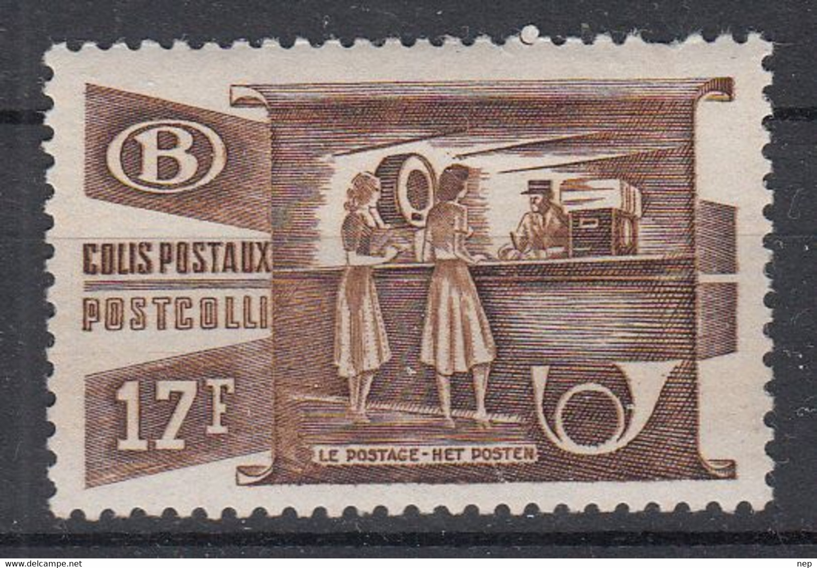 BELGIË - OBP - 1950/52 - TR 327 - MH* - Ungebraucht