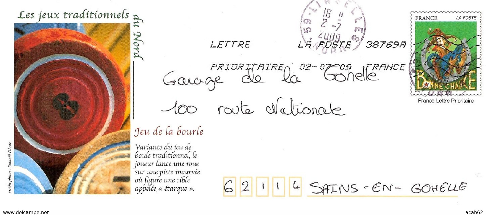 France, PAP, Jeux Traditionnels - Prêts-à-poster:private Overprinting