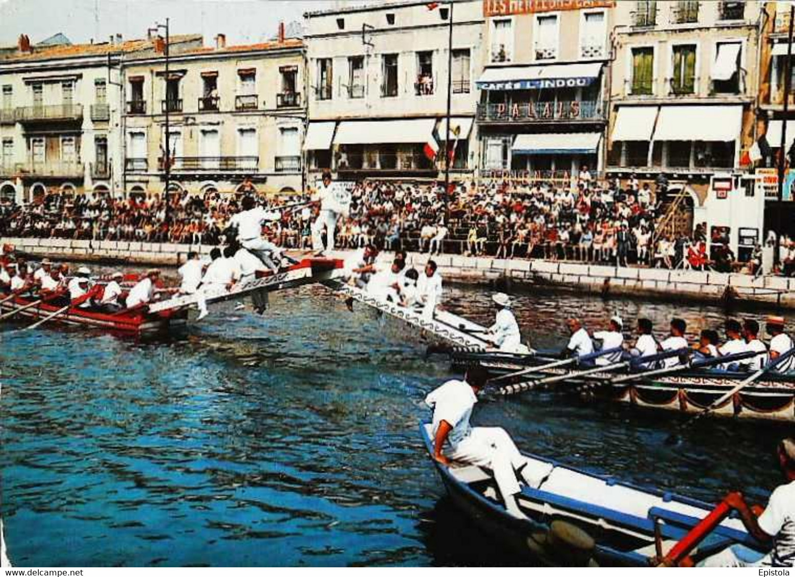 ► JOUTE NAUTIQUE - SETE (Hérault)  1980's (Fischerstechen - Water Jousting) - Regional Games