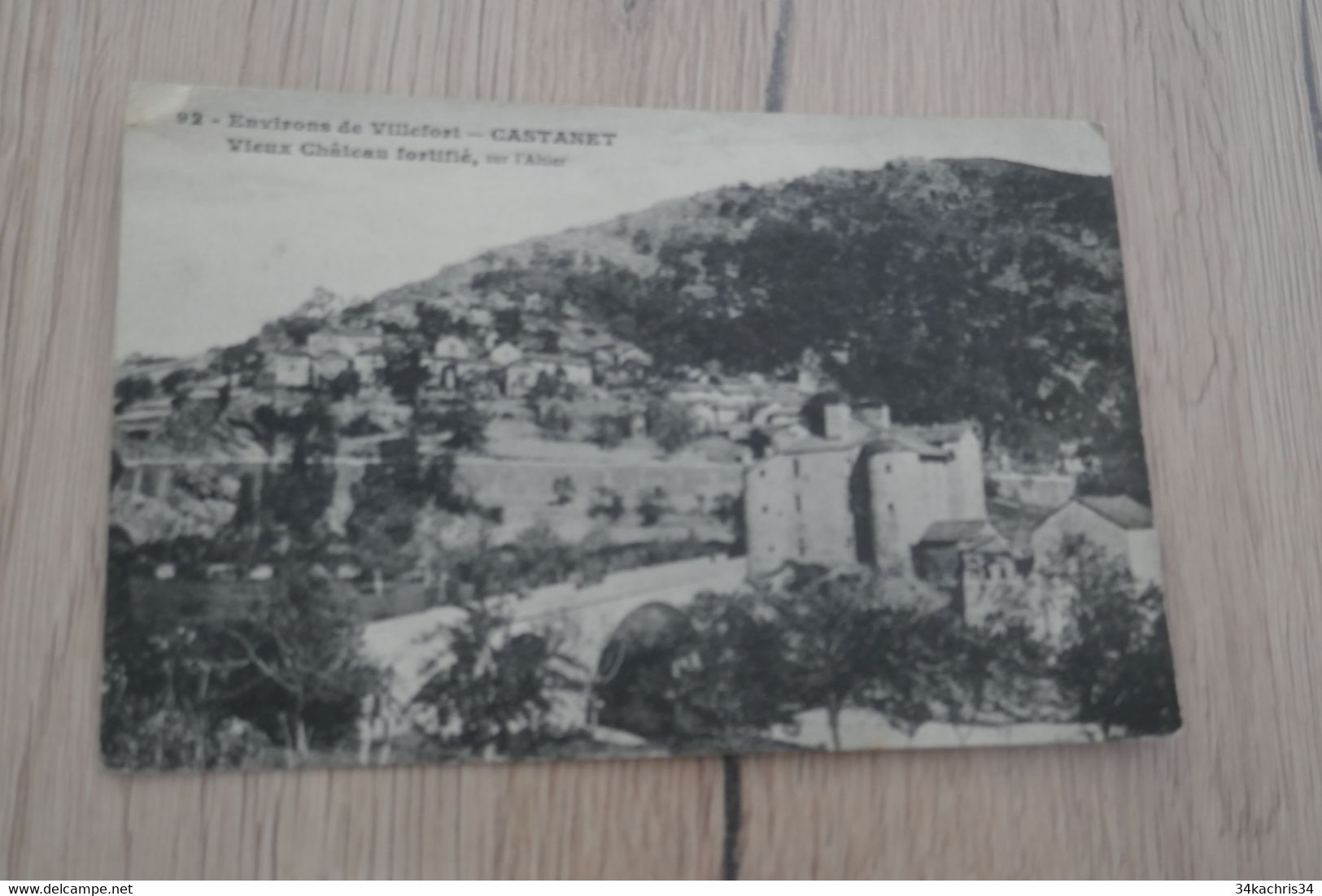 CPA 48 Lozère Castanet Vieux Château Sur L'Altier - Autres & Non Classés