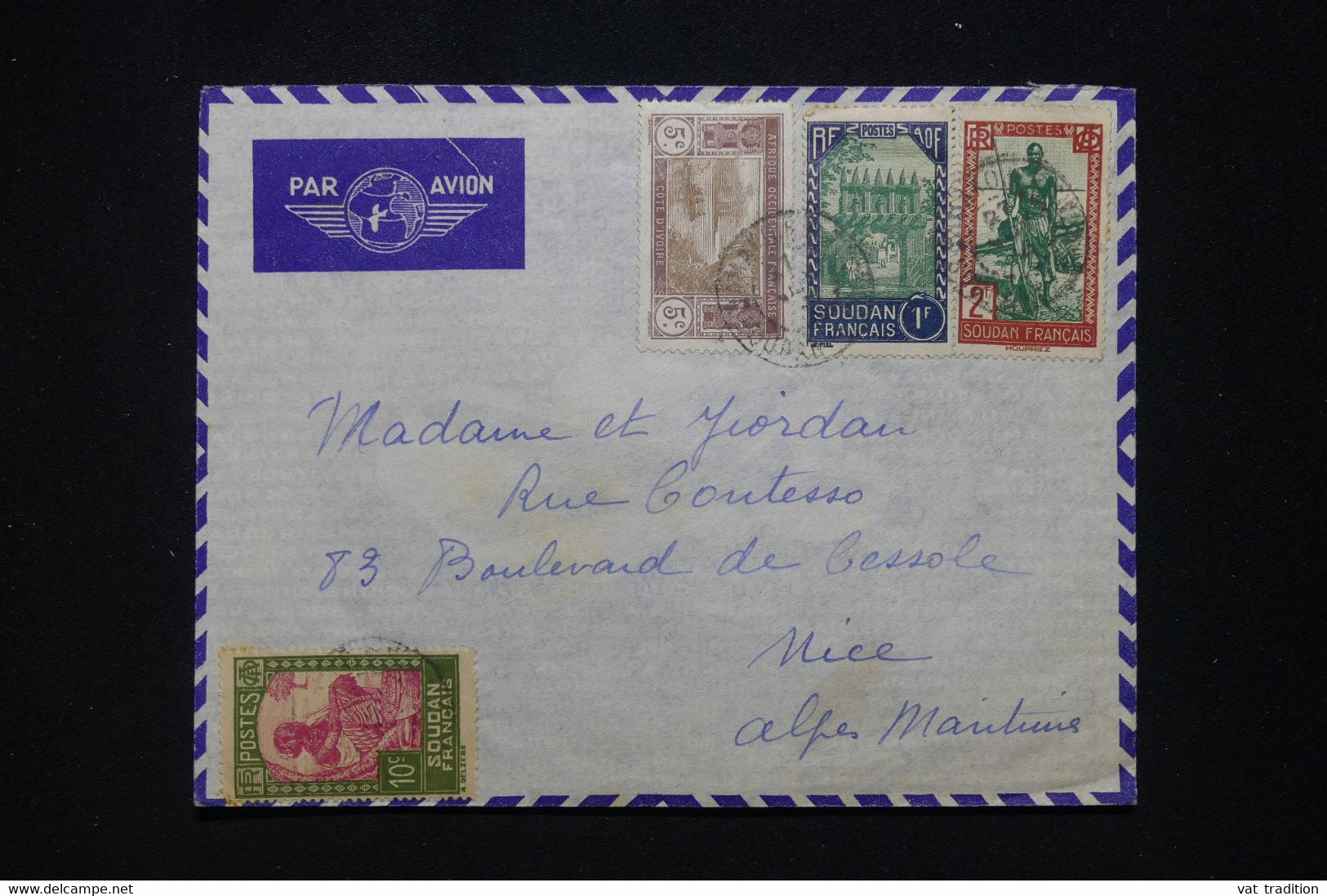 SOUDAN - Enveloppe De Bamako Pour La France Par Avion - L 95978 - Storia Postale