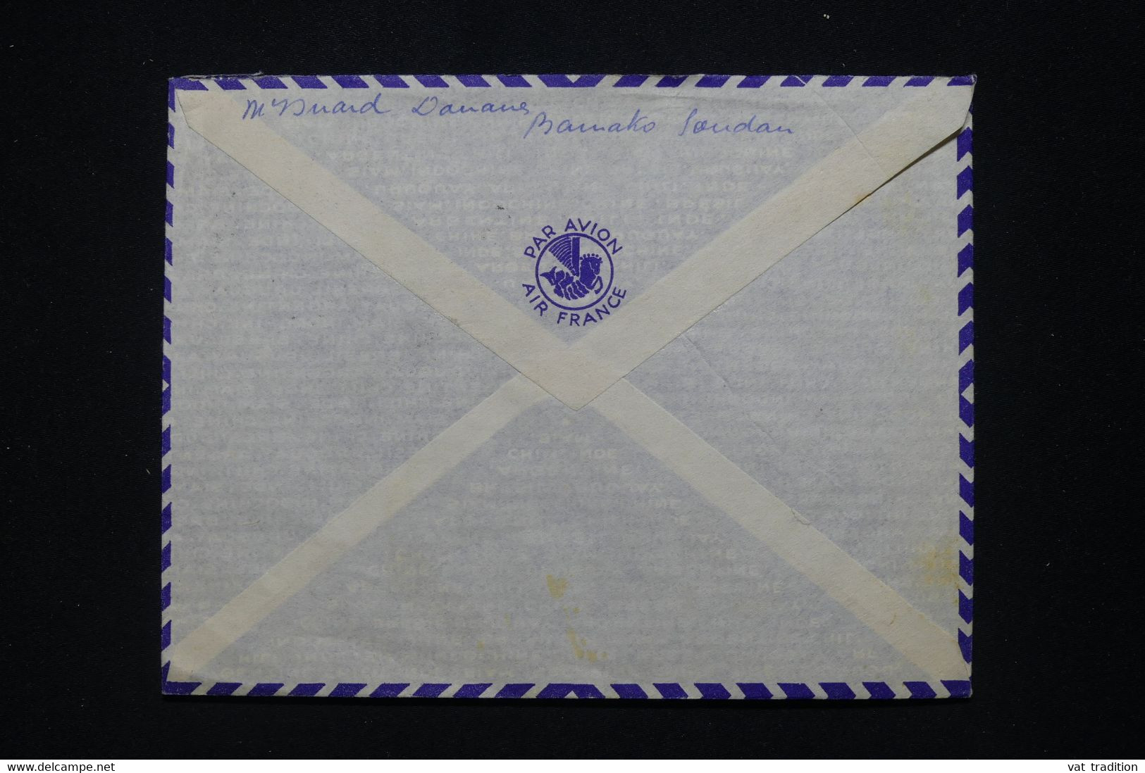 SOUDAN - Enveloppe De Bamako Pour La France Par Avion - L 95978 - Storia Postale