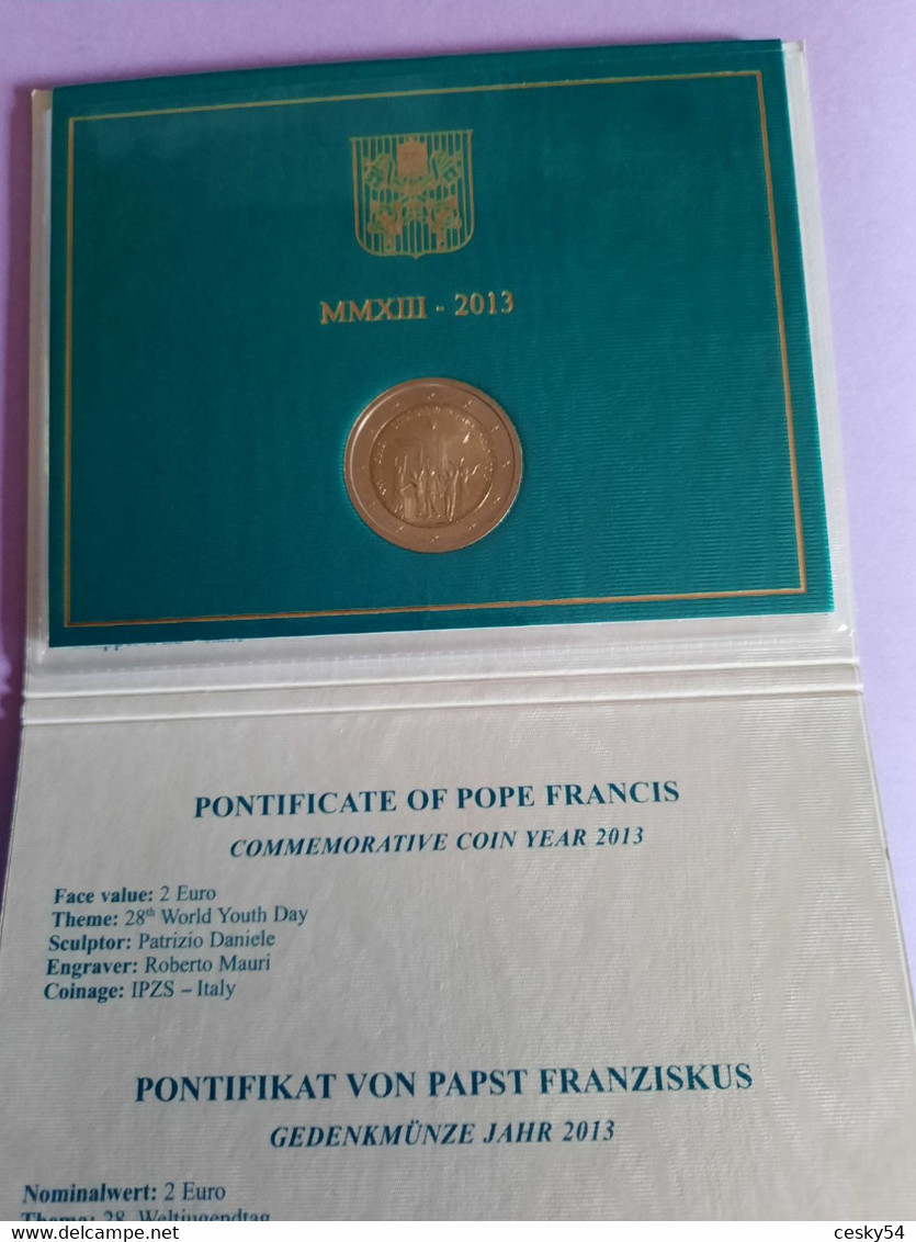 Coffret BU Vatican - 2 Euros Commémorative 2013 - Vatican