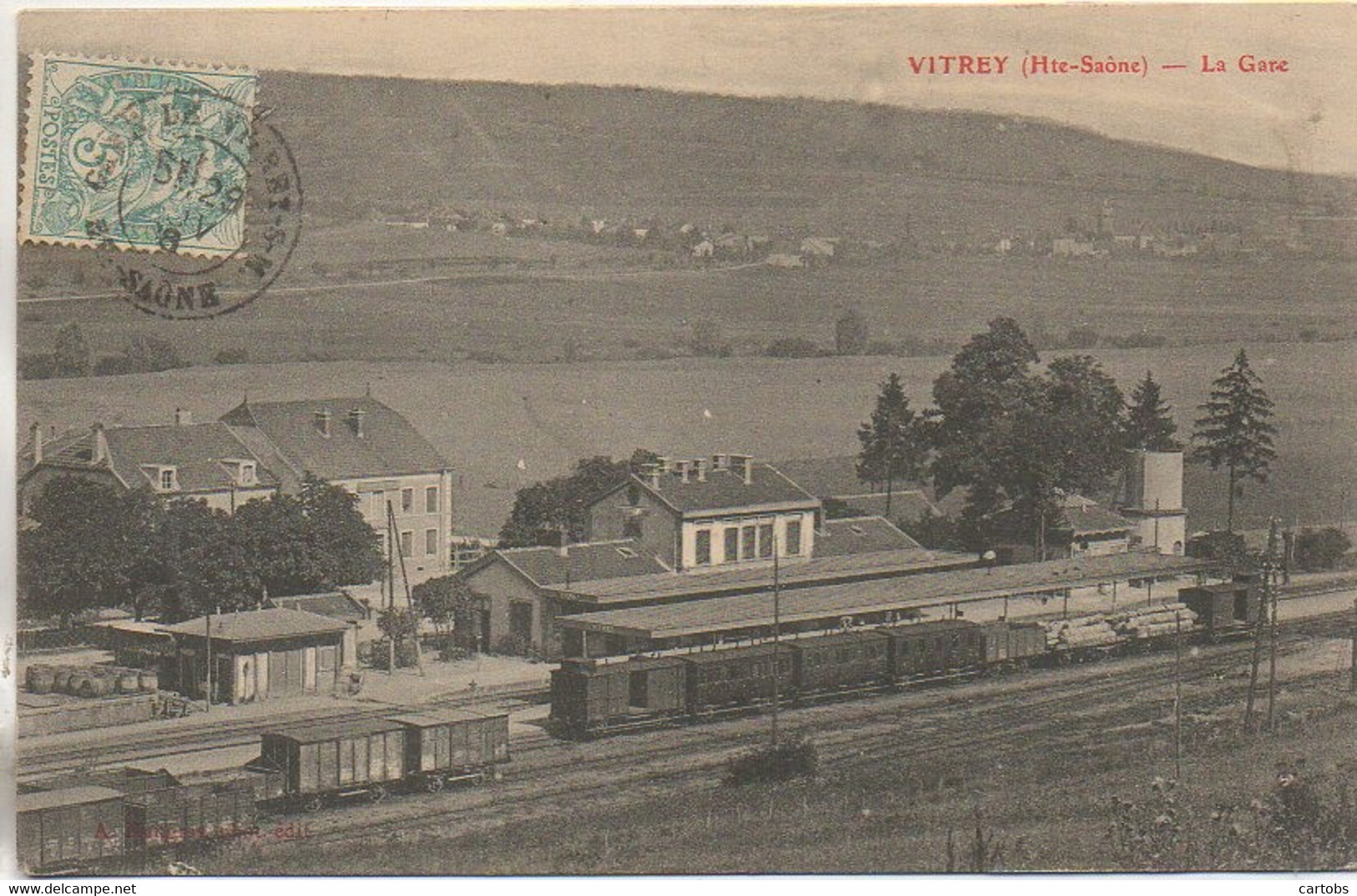 70 VITREY  La Gare - Estaciones Con Trenes