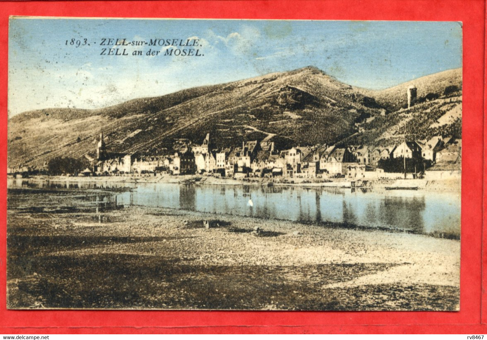 * ZELL An Der MOSEL - 1927 ( Voir Le Cachet Au Dos : POSTE AUX ARMEES ) - Zell