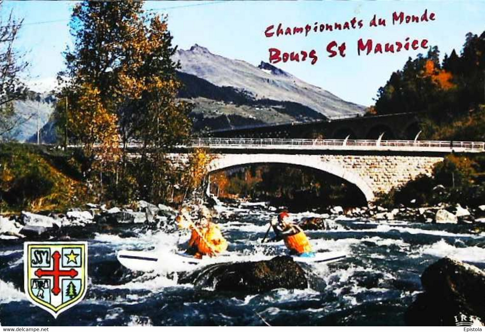 ► River Kayak -  France - World  Cup -  BOURG SAINT MAURICE 1968 - Aviron