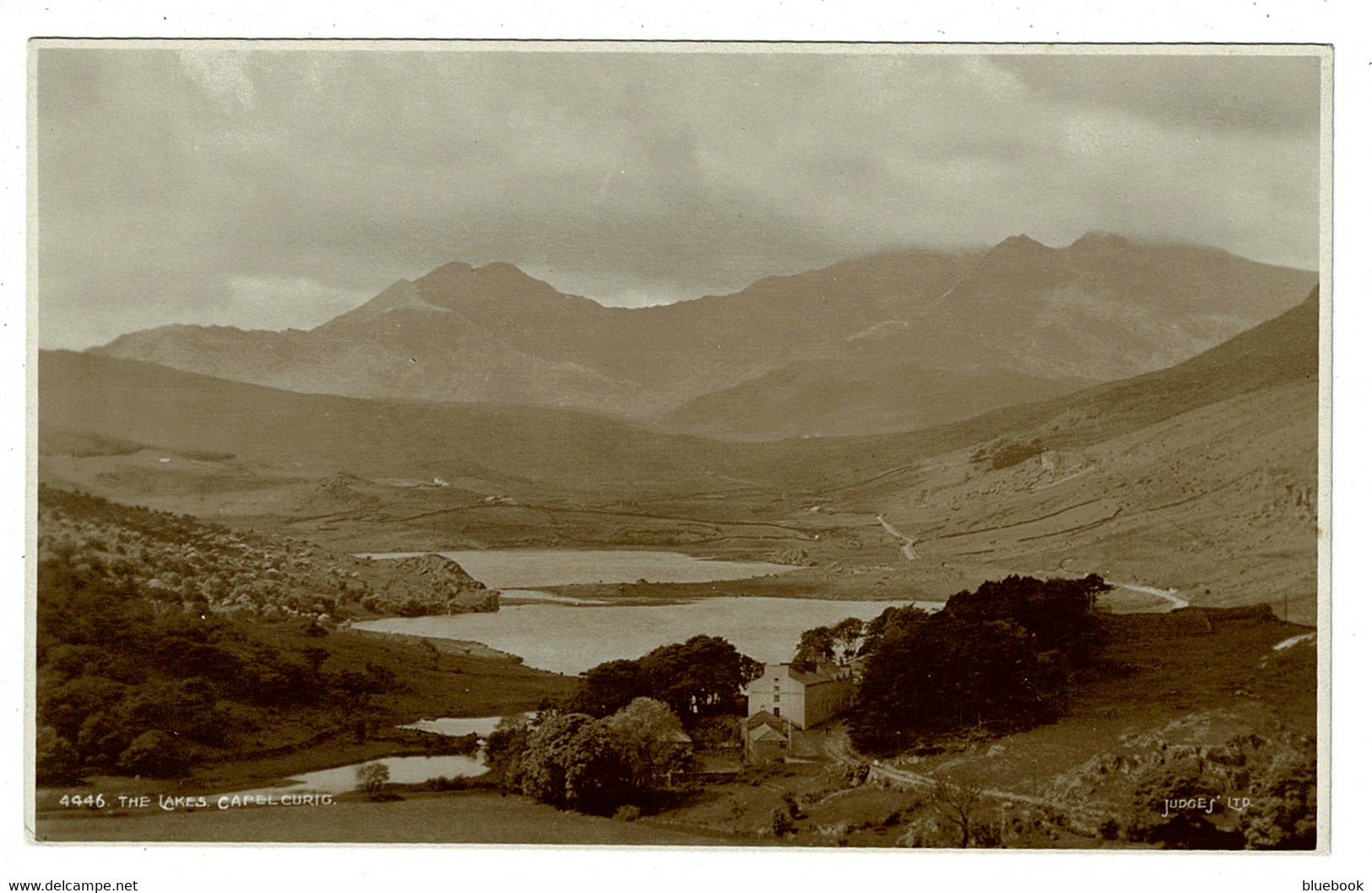 Ref 1482 - Judges Real Photo Postcard - The Lakes Capel Curig - Caernarvonshire Wales - Caernarvonshire