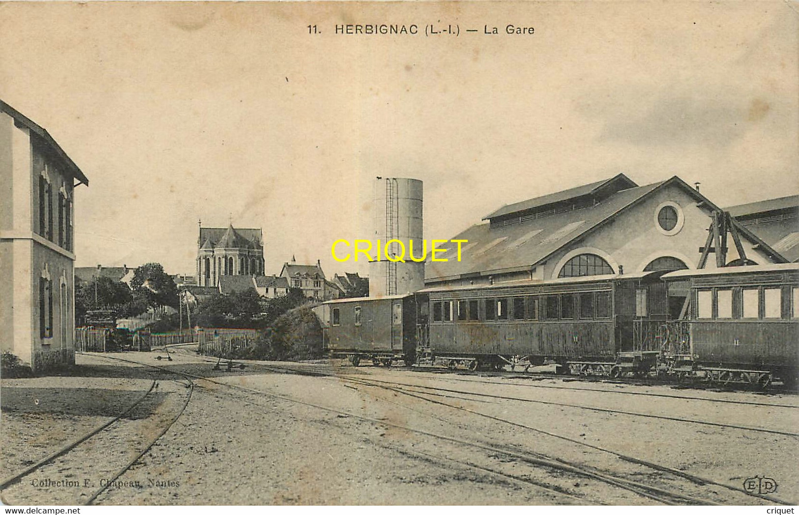 44 Herbignac, La Gare, Beau Train Au1er Plan - Herbignac