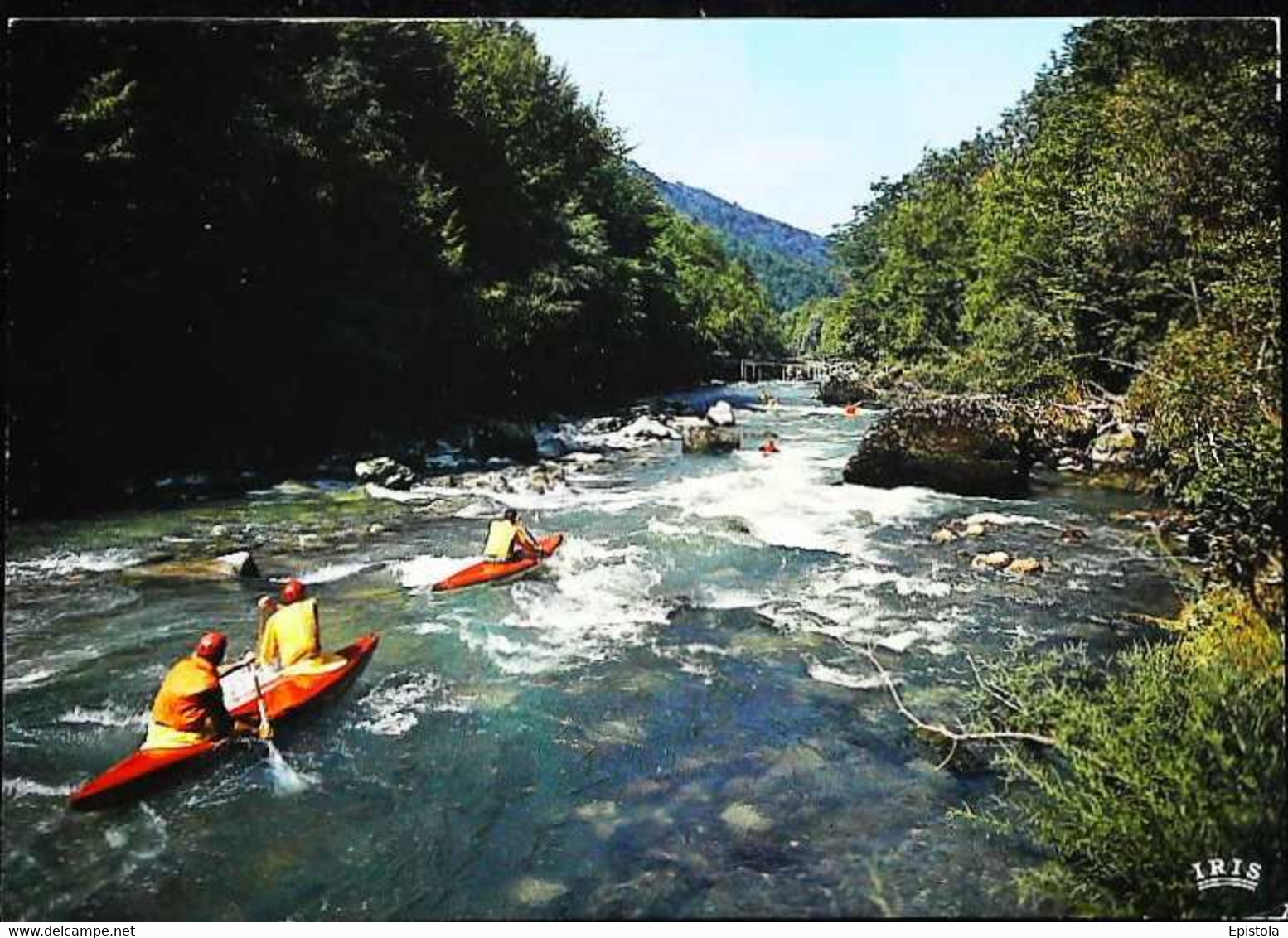 ► River Kayak -  France -  ARDECHE Sur La Dranse - Rowing