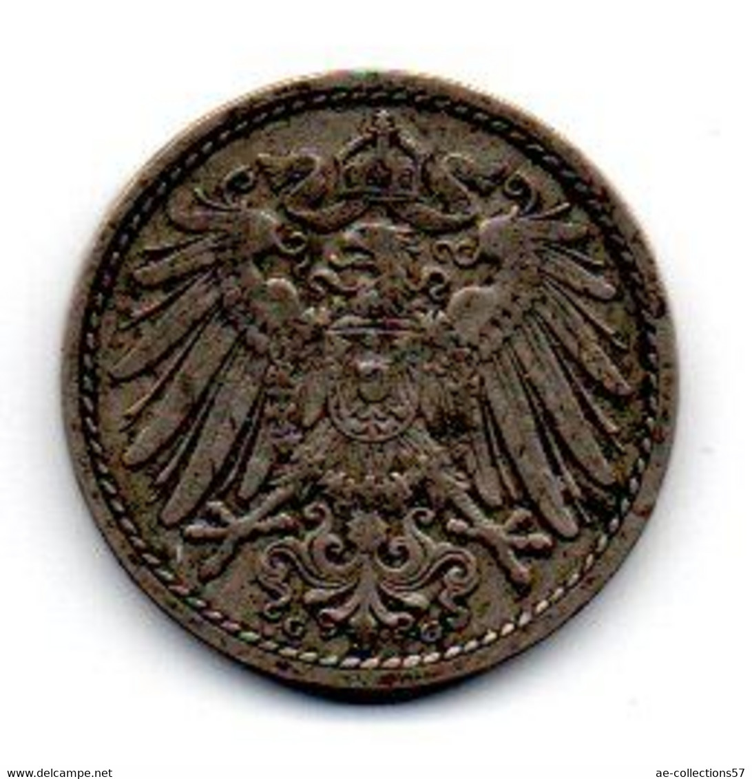 Allemagne - 5 Pfennig 1908 G TTB - 5 Pfennig