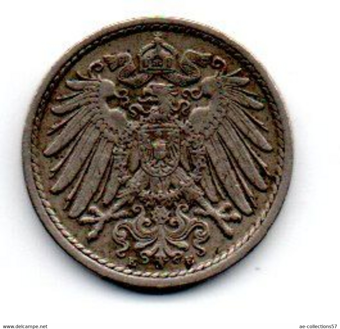 Allemagne - 5 Pfennig 1907 E TTB - 5 Pfennig