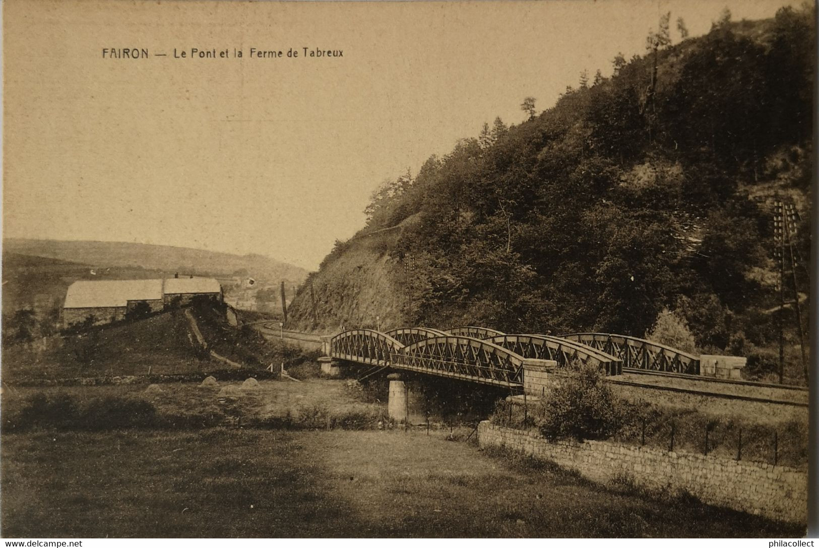 Fairon (Hamoir) Le Pont Et La Ferme De Tabreux  19?? Ed. Desaix - Hamoir