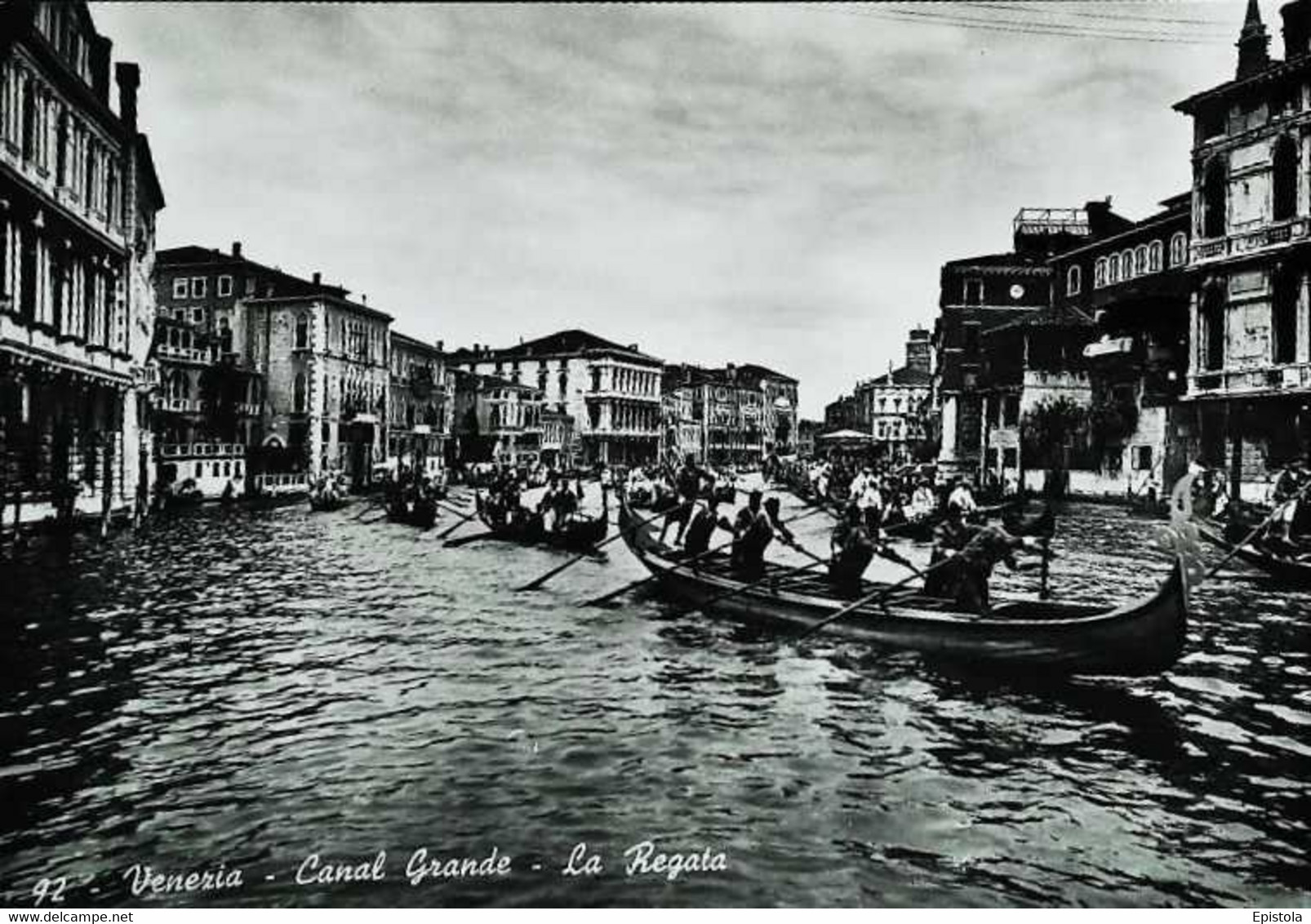 ►   Régate Race   - Regatta  VENEZIA 1950s - Rudersport