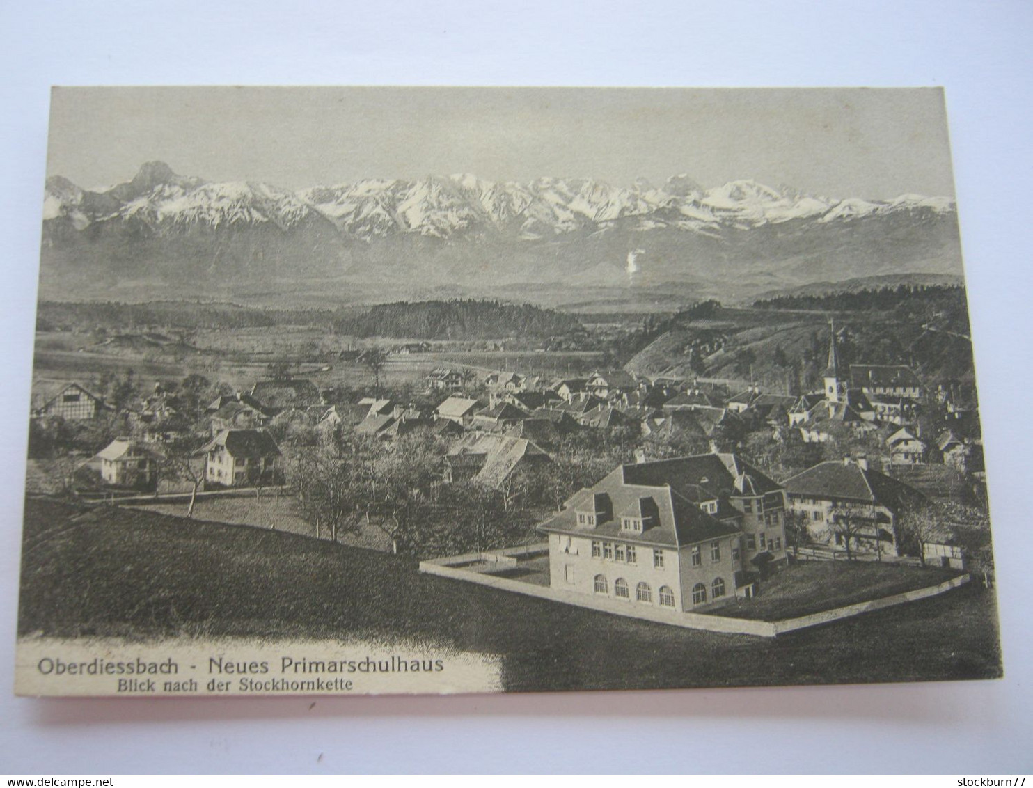 OBERDIESSBACH     , Schöne   Karte                          2 Abbildungen - Oberdiessbach