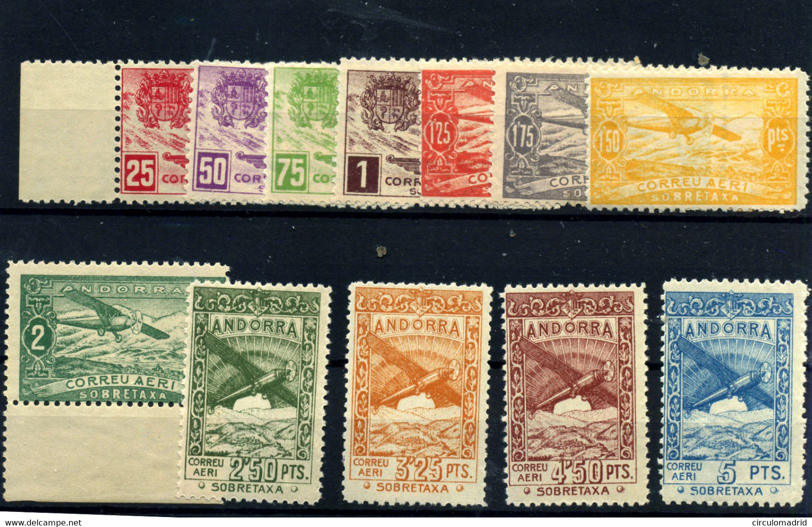 Andorra Española Nº NE 13/24. Año 1932 - Unused Stamps