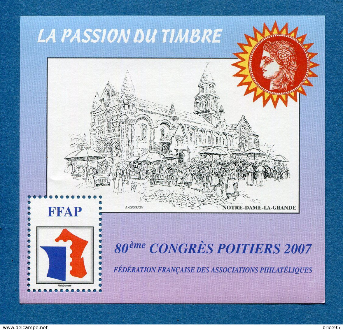 ⭐ France - Bloc Souvenir FFAP - YT N° 1 ** - Neuf Sans Charnière - 2007 ⭐ - FFAP