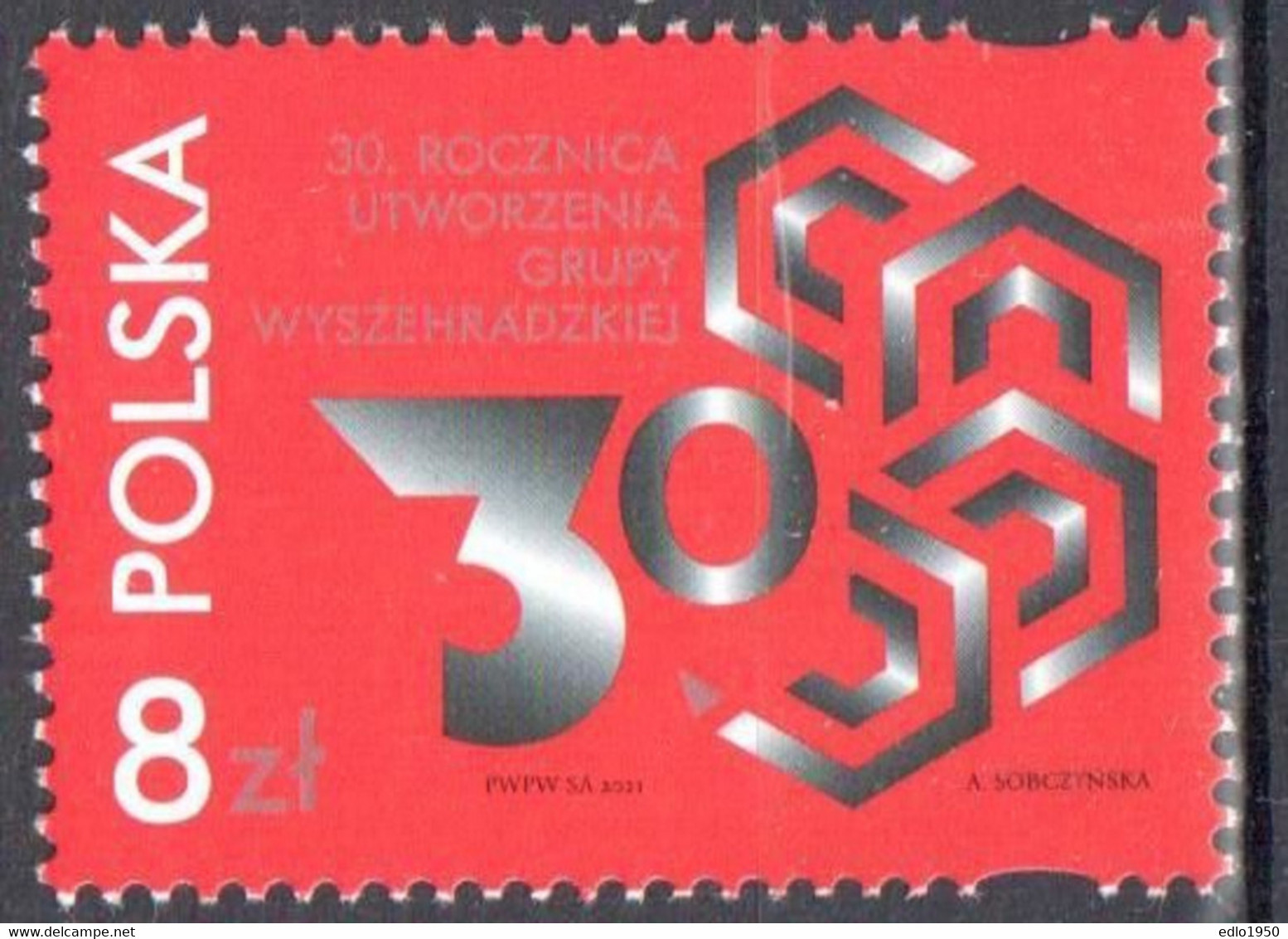 Poland 2021 - Visegrad Group - Mi.5275 - MNH(**) - Unused Stamps