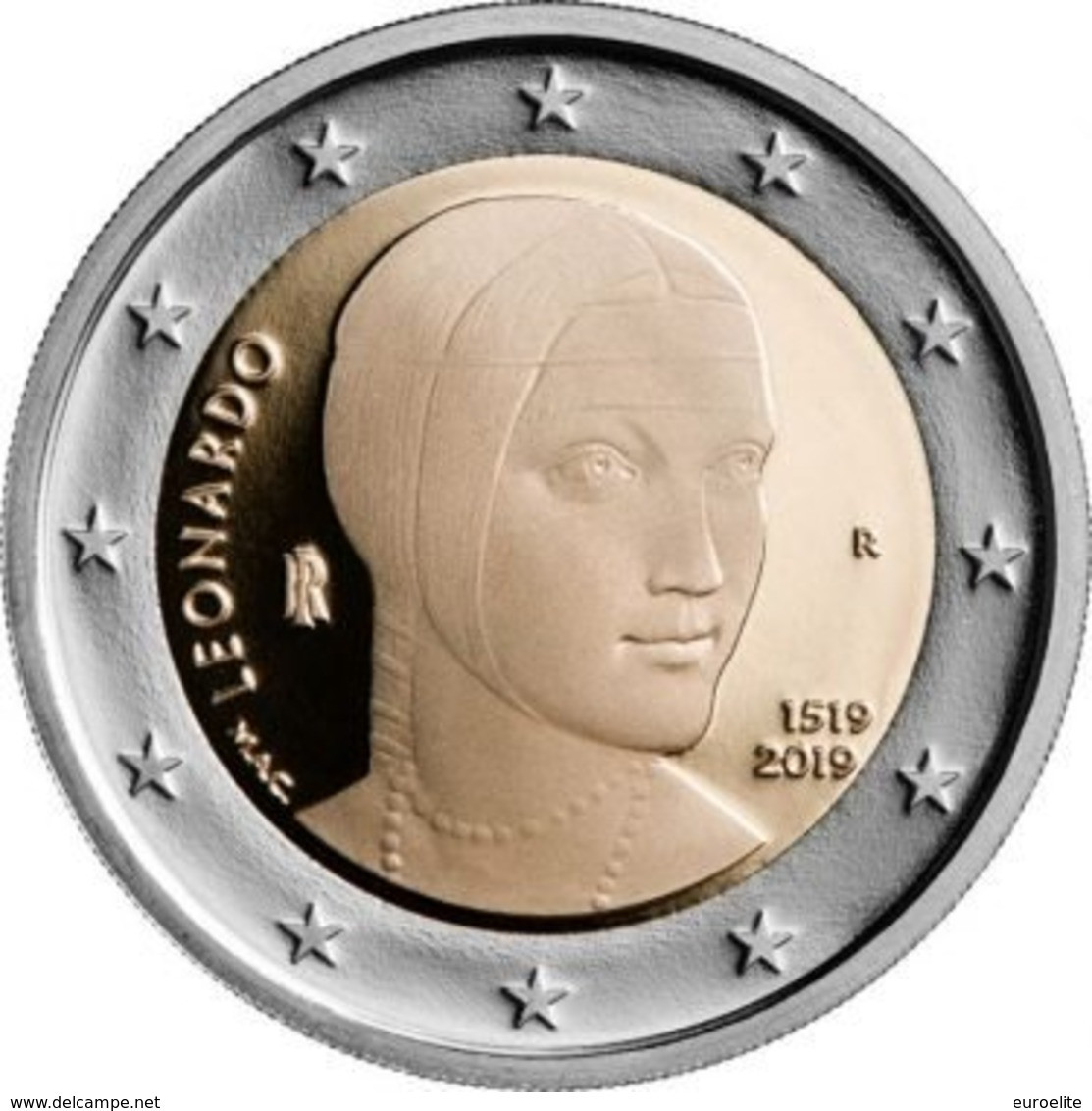 2 EURO COMMEMORATIVO ITALIA 2018 FDC “500° Anniv. Morte Leonardo Da Vinci” - Italy