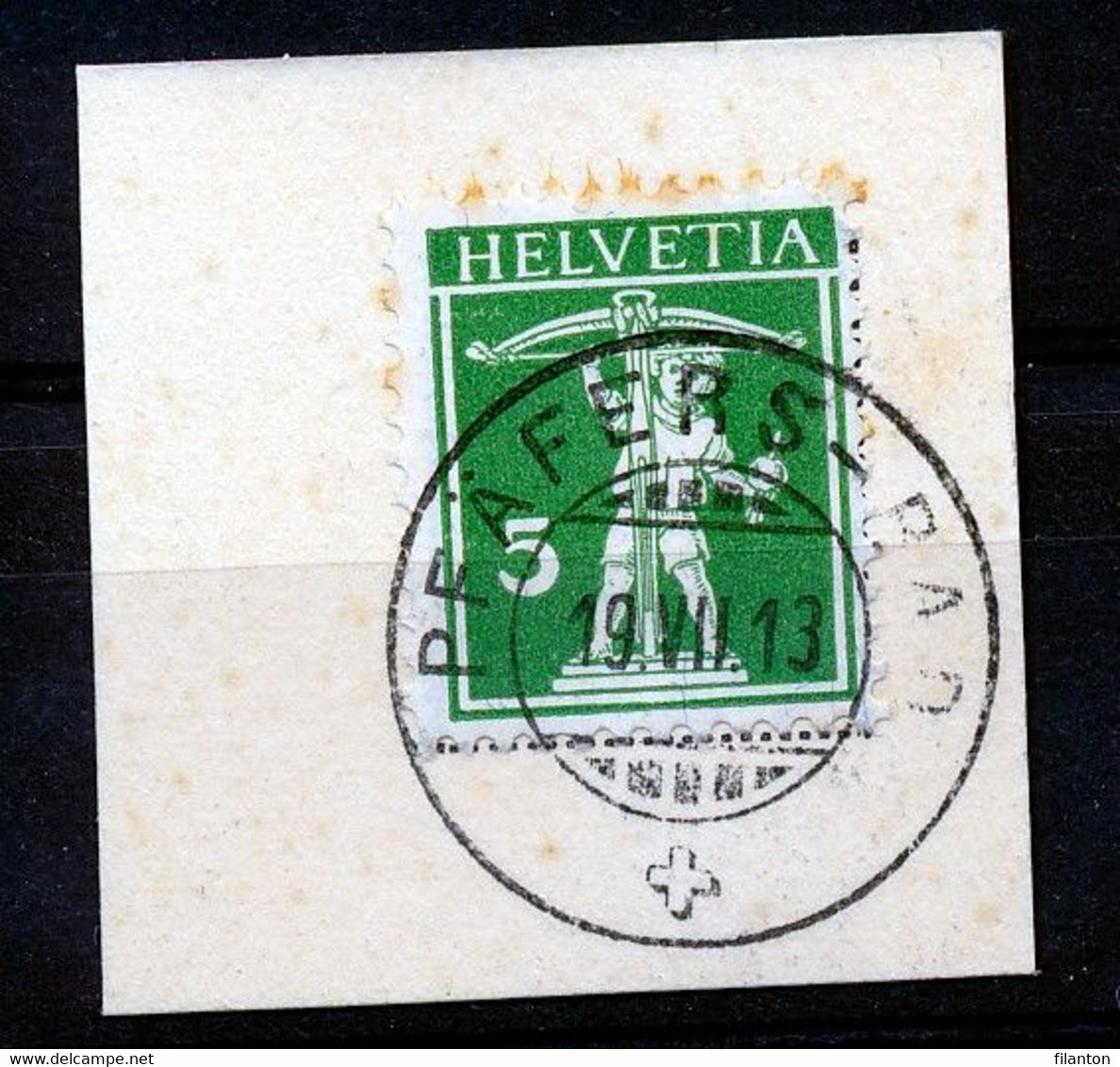 Mi Nr 113 III -  Stempel "PFÄFERS-BAD" - Kanton Sankt-Gallen - (ref. 3201) - Autres & Non Classés