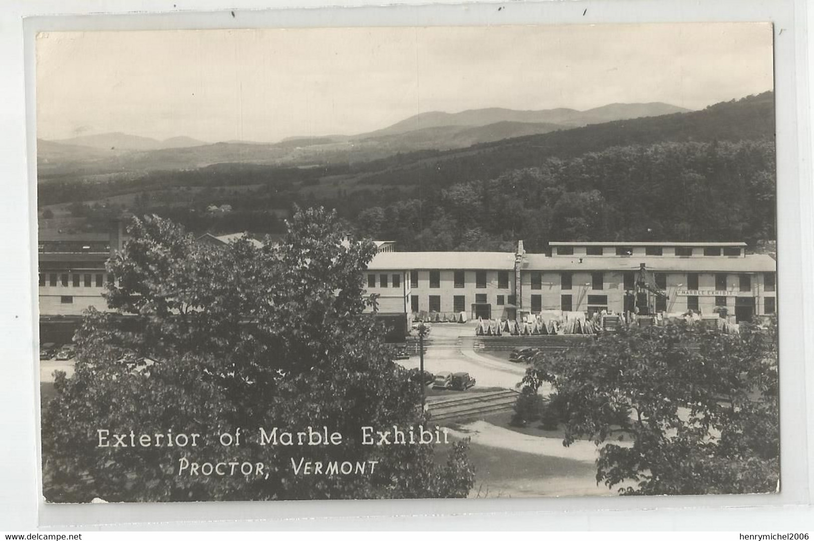 Canada Quebec Vermont Exterior Of Marble Exhibit Proctor Carte Photo - Other & Unclassified