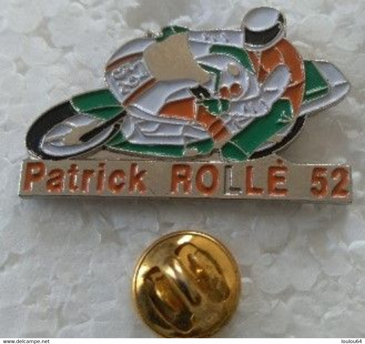 Pin's - Motos - Patrick ROLLE 52 - - Motos