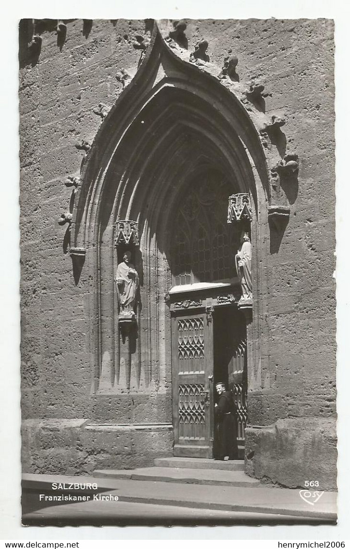 Autriche Austria Salzburg Franziskaner Kirche église Homme Religieux Ed Photo Alfred Grundler - Salzburg Stadt