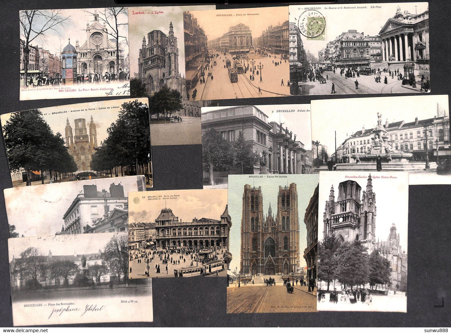 Bruxelles - Splendide LOT Plus De 250 Cartes (animée Tram Colorisée Précurseur Quelques Scans.. à Découvrir, Petit Prix) - Other & Unclassified