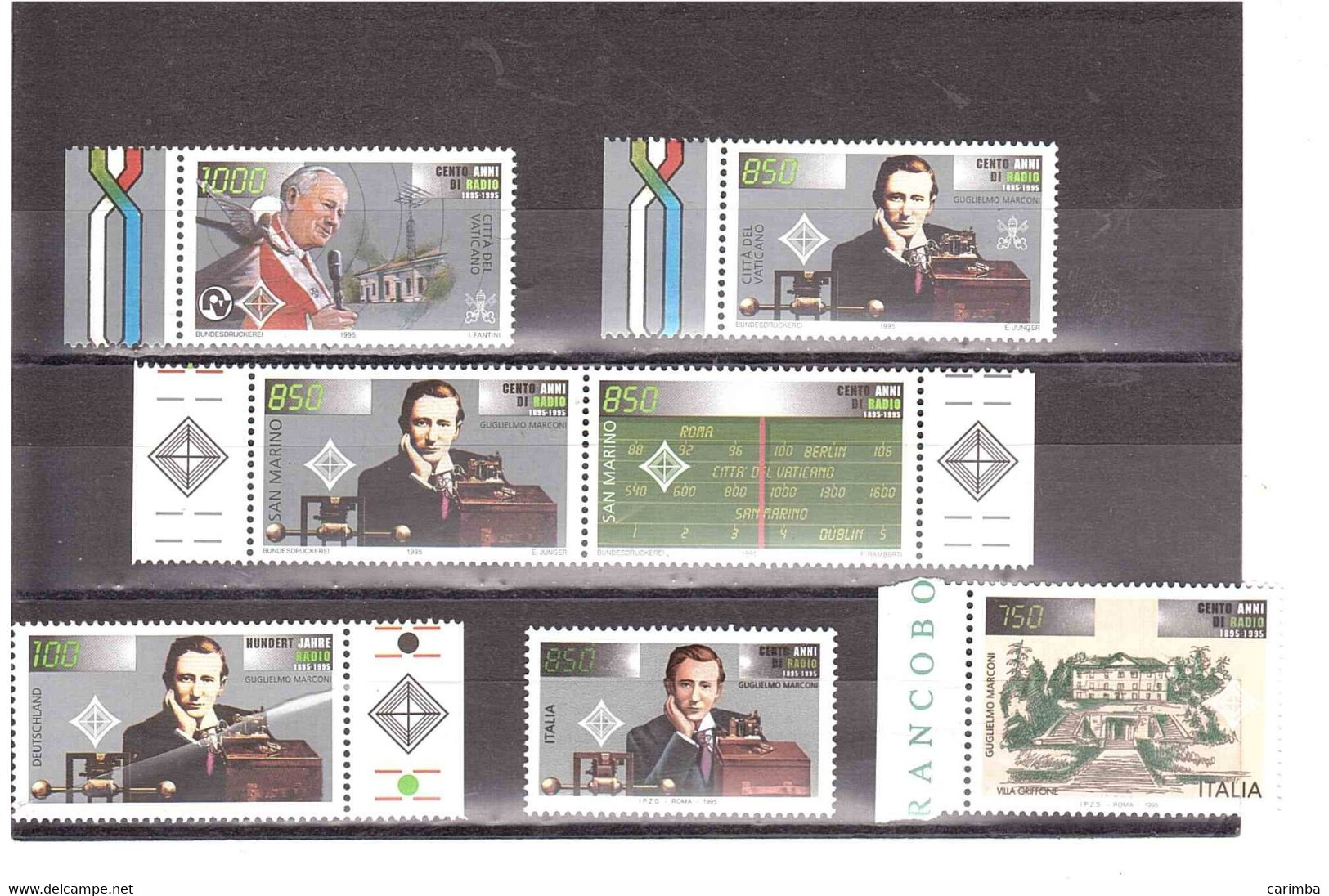 1995 CENTO ANNI DI RADIO - Unused Stamps