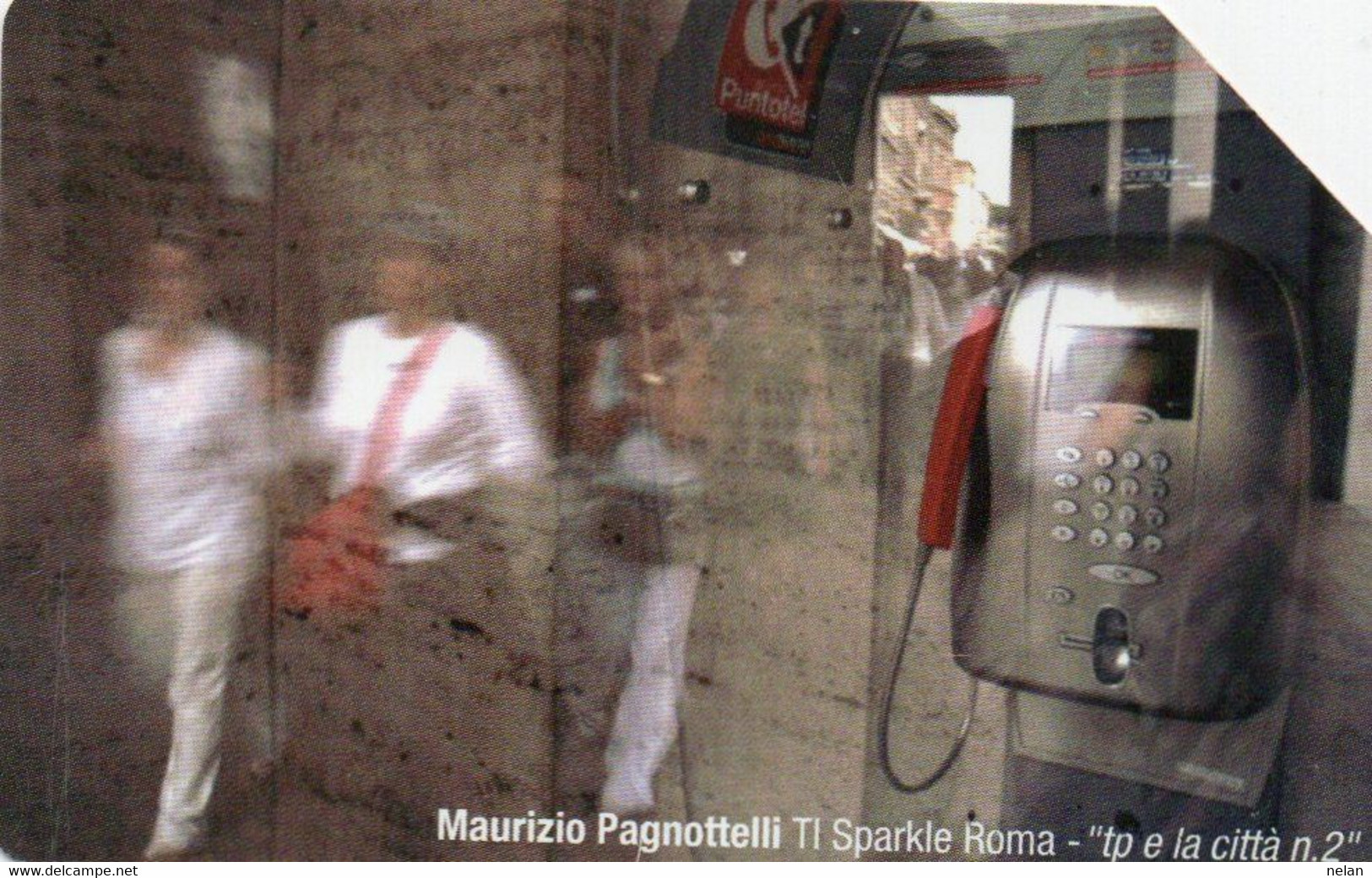 SCHEDA TELEFONICA - PHONE CARD - ITALIA - TELECOM - MAURIZIO PAGNOTTELLI TI SPARKLE ROMA - Teléfonos