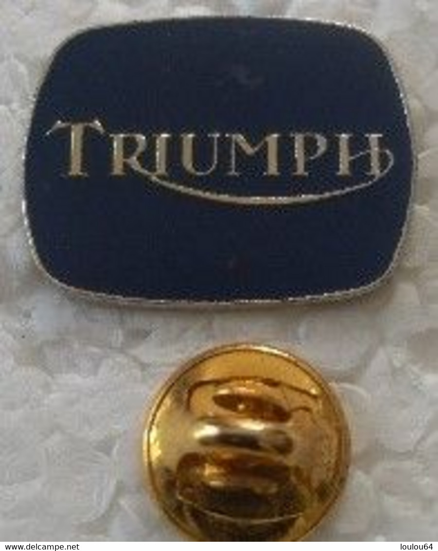 Pin's - Motos - Logo TRIUMPH - - Motorfietsen