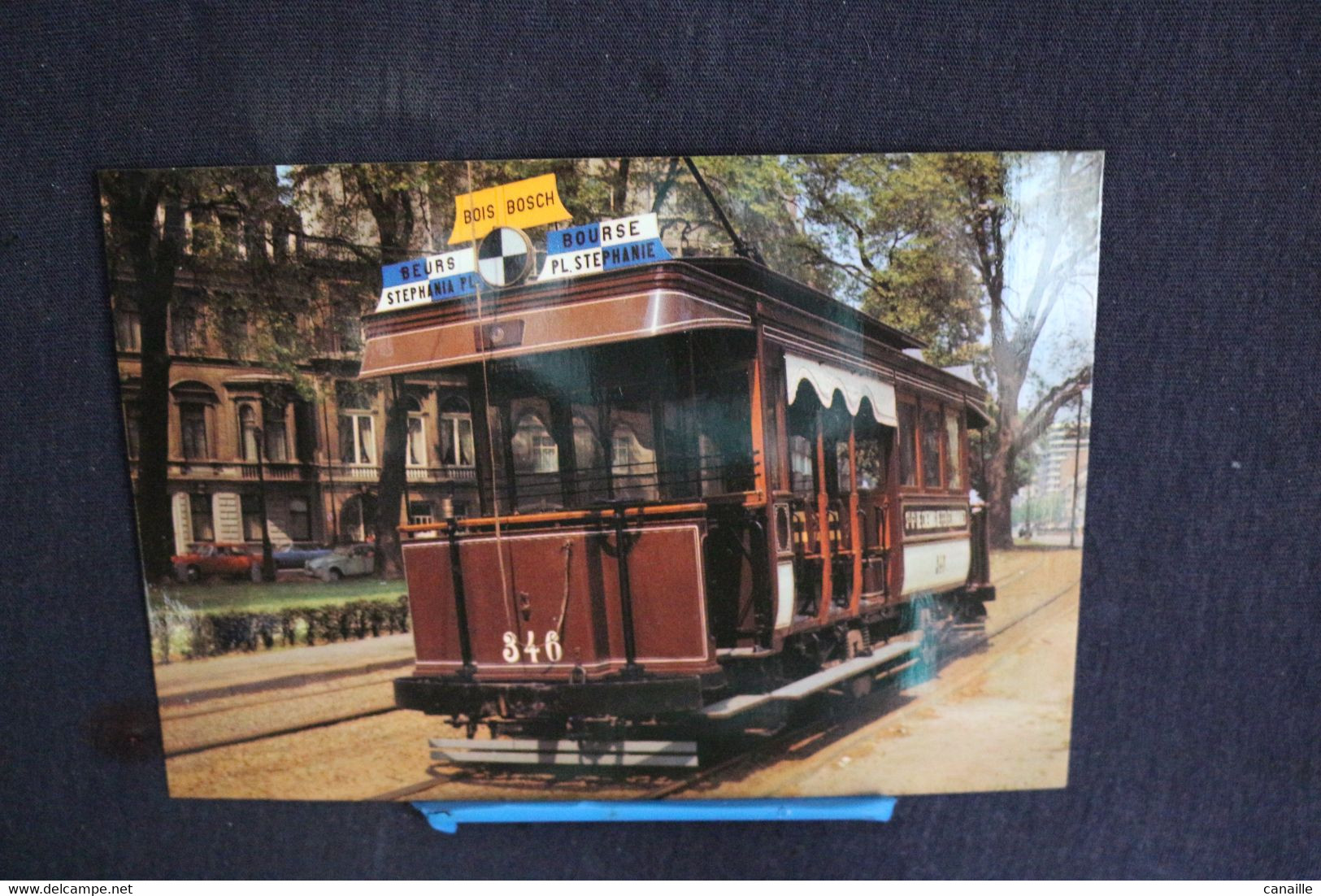 P-261 / Bruxelles - Brussel -  Tramways - Tram - La California Voiture Mixte 346./ Attention! Reflet Sur La Photo - Vervoer (openbaar)