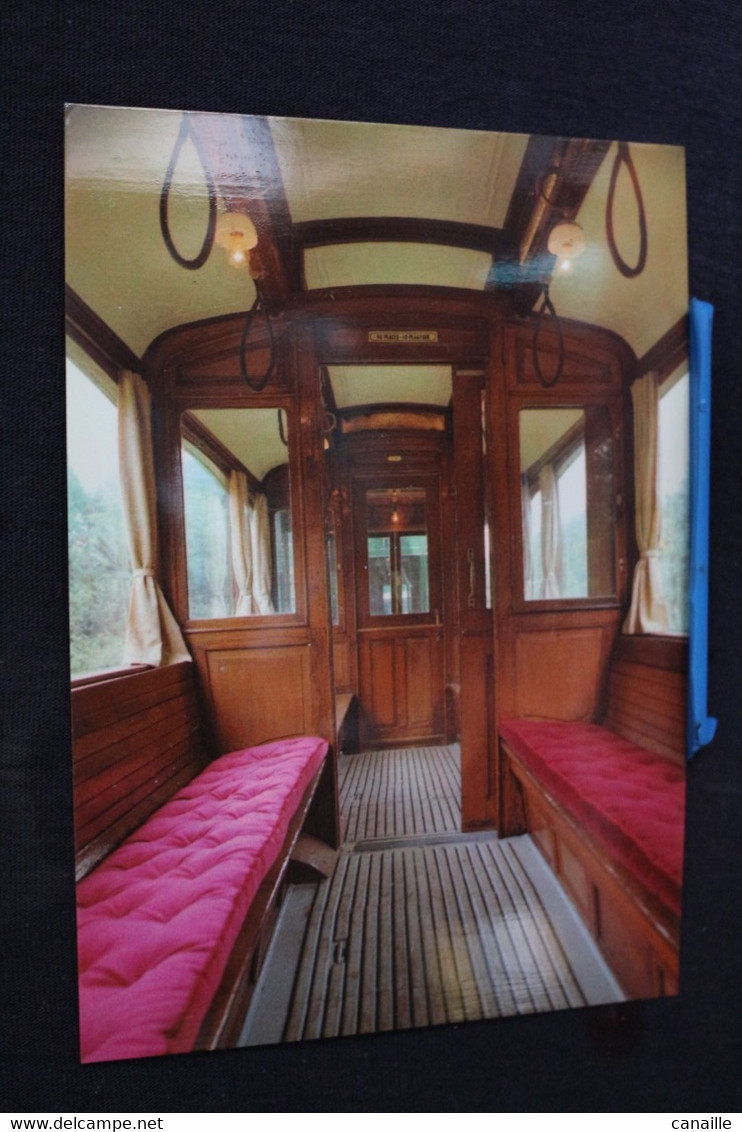 P-386 / Bruxelles - Brussel -  Tramways - Tram - Intérieur Motrice (1905-1930) / Attention! Reflet Sur La Photo - Public Transport (surface)