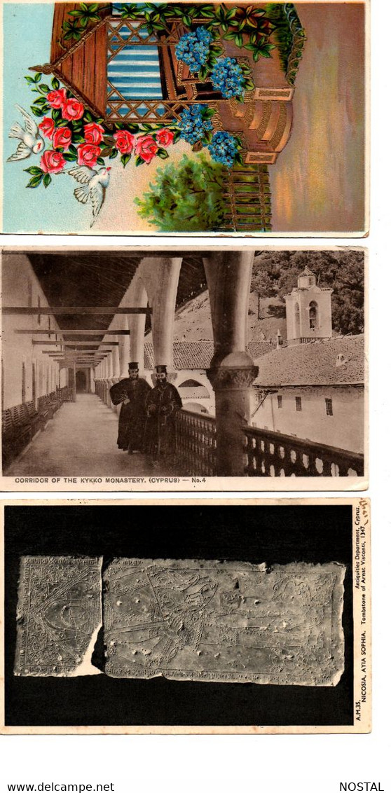 3 PU Postcards Cyprus - Altri & Non Classificati