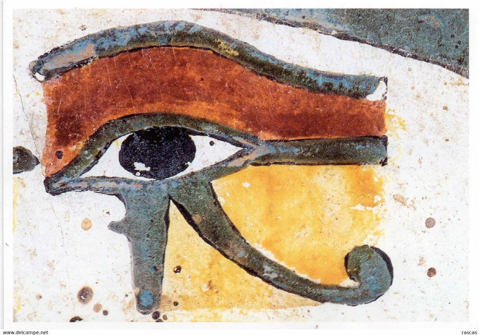 CPM - F - LOUVRE - ANTIQUITES EGYPTIENNES - L'OEIL DU FAUCON HORUS , GAGE D'INTEGRALITE - DETAIL DE LA STELE DE TAPERET - Antiquité