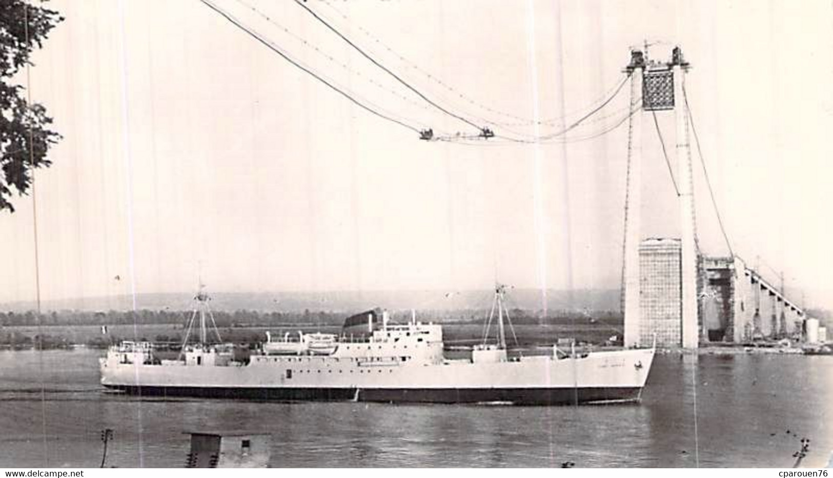 Cpsm Bananier   Bateau Cargo  " Fort Desaix   "  C.G.T Compagnie Générale Transatlantique 1929 Glasgow - Comercio