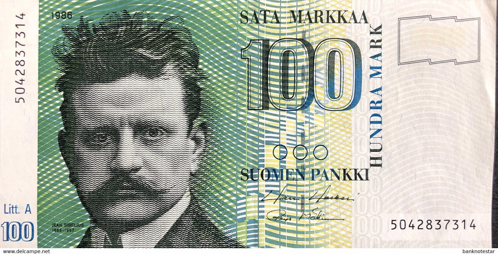 Finland 100 Markkaa, P-119 (1986) - Extremely Fine - Signature Varity - Finland