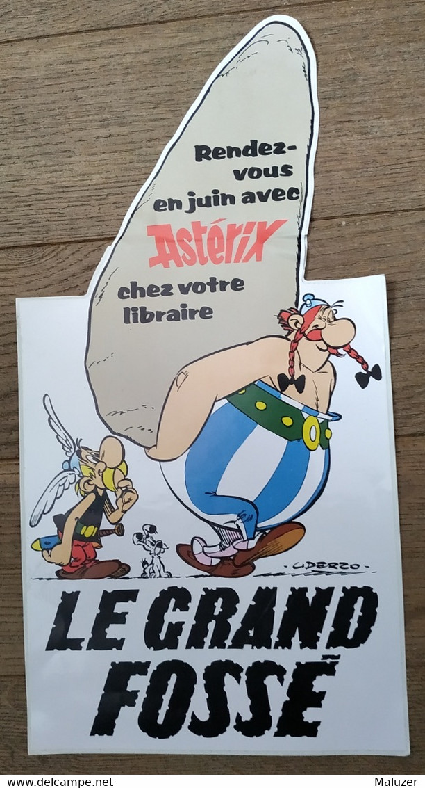 AUTOCOLLANT - RENDEZ-VOUS EN JUIN AVEC ASTÉRIX CHEZ VOTRE LIBRAIRE - LE GRAND FOSSÉ - BD - BANDE DESSINÉE - UDERZO - Stickers